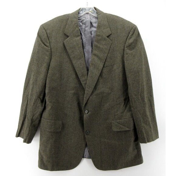VINTAGE Brooks Brothers Sport Coat 42 Blazer Makers Hand Tailored USA